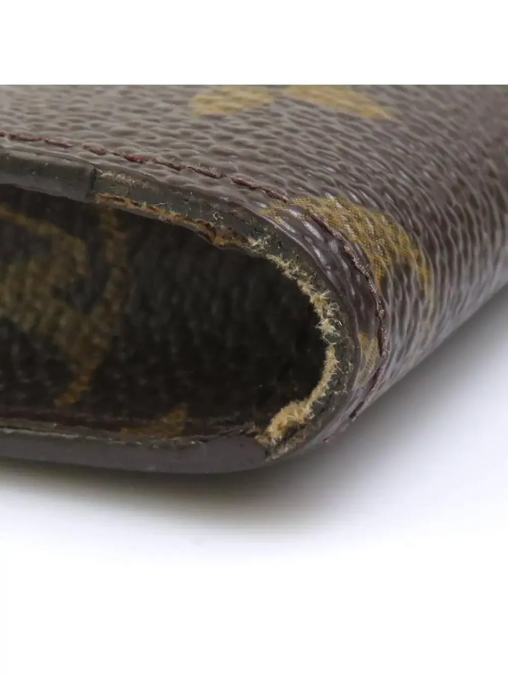 Auth Louis Vuitton Glasses Case Brown #297681L91B